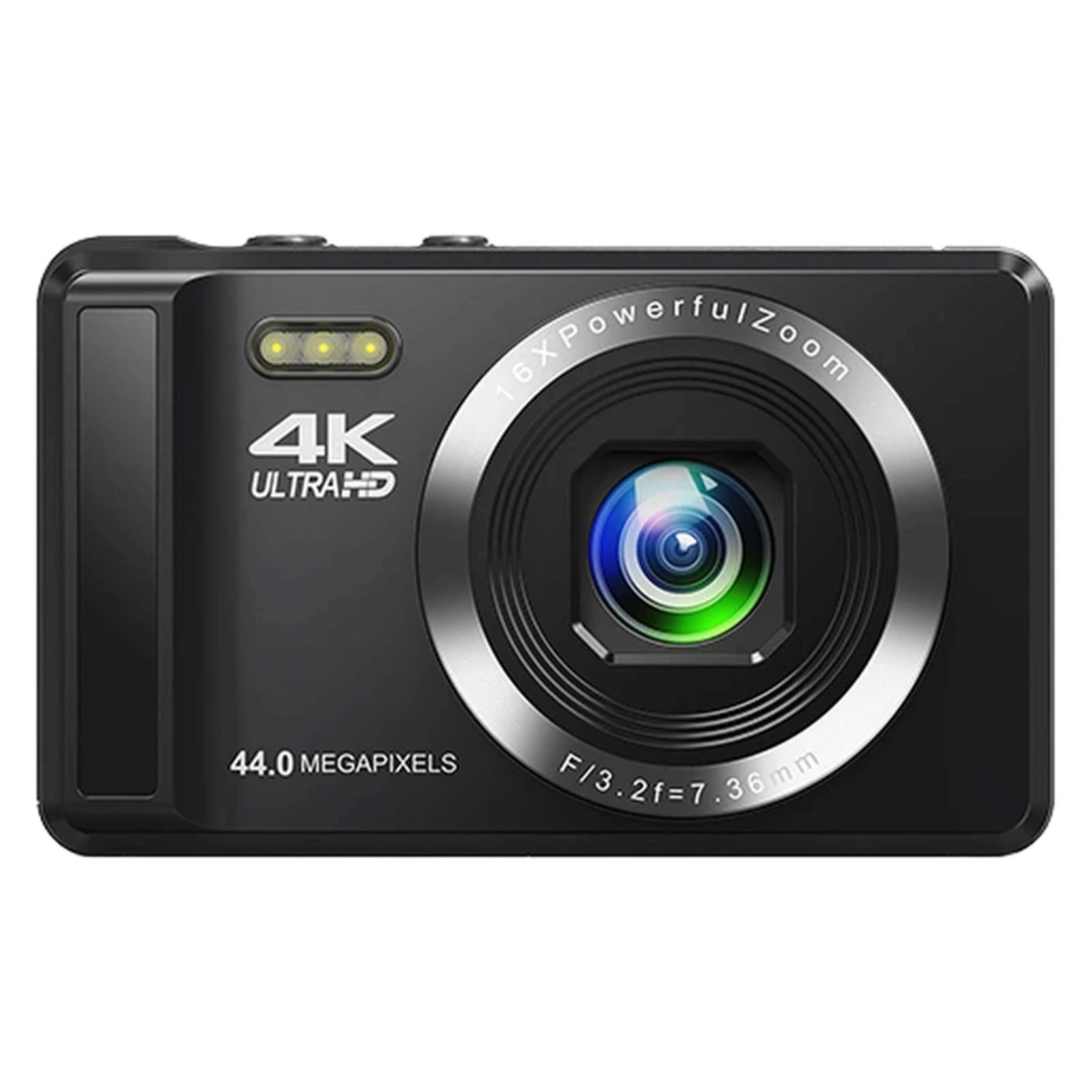 دوربین کامپکت مدل 4K ULTRA HD 44MP 16X، حسگر با دقت موثر 44 مگاپیکسل و فیلمبرداری با رزولوشن 4K